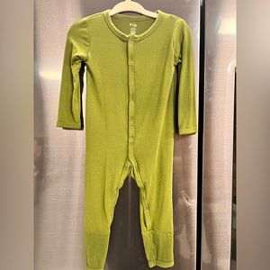 Kyte Baby Romper in Olive Green Size 6-12 Months